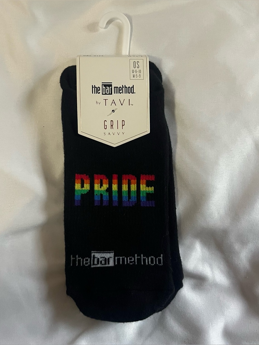 NWT The Bar Method ‘Pride’ Grip Socks